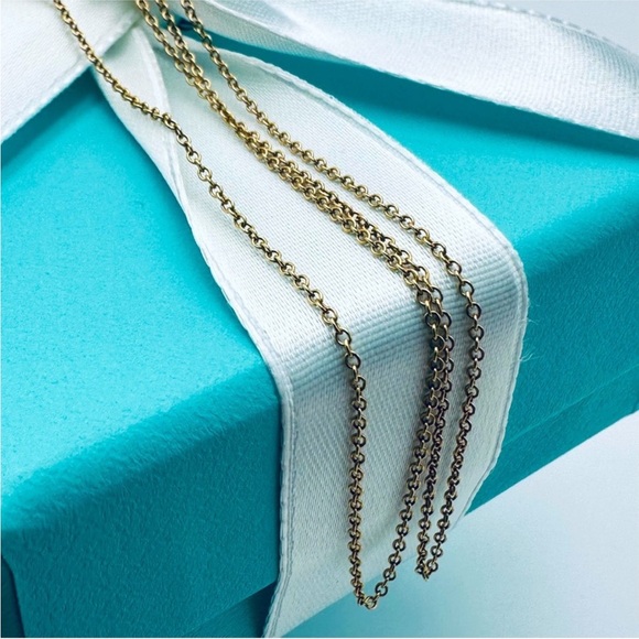 Tiffany & Co 18k rose gold 21” chain - Picture 3 of 6